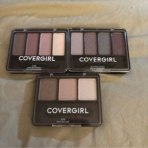 Covergirl Eye Enhancers EyeShadows - cafe au lait, pure romance, & Smokey nudes